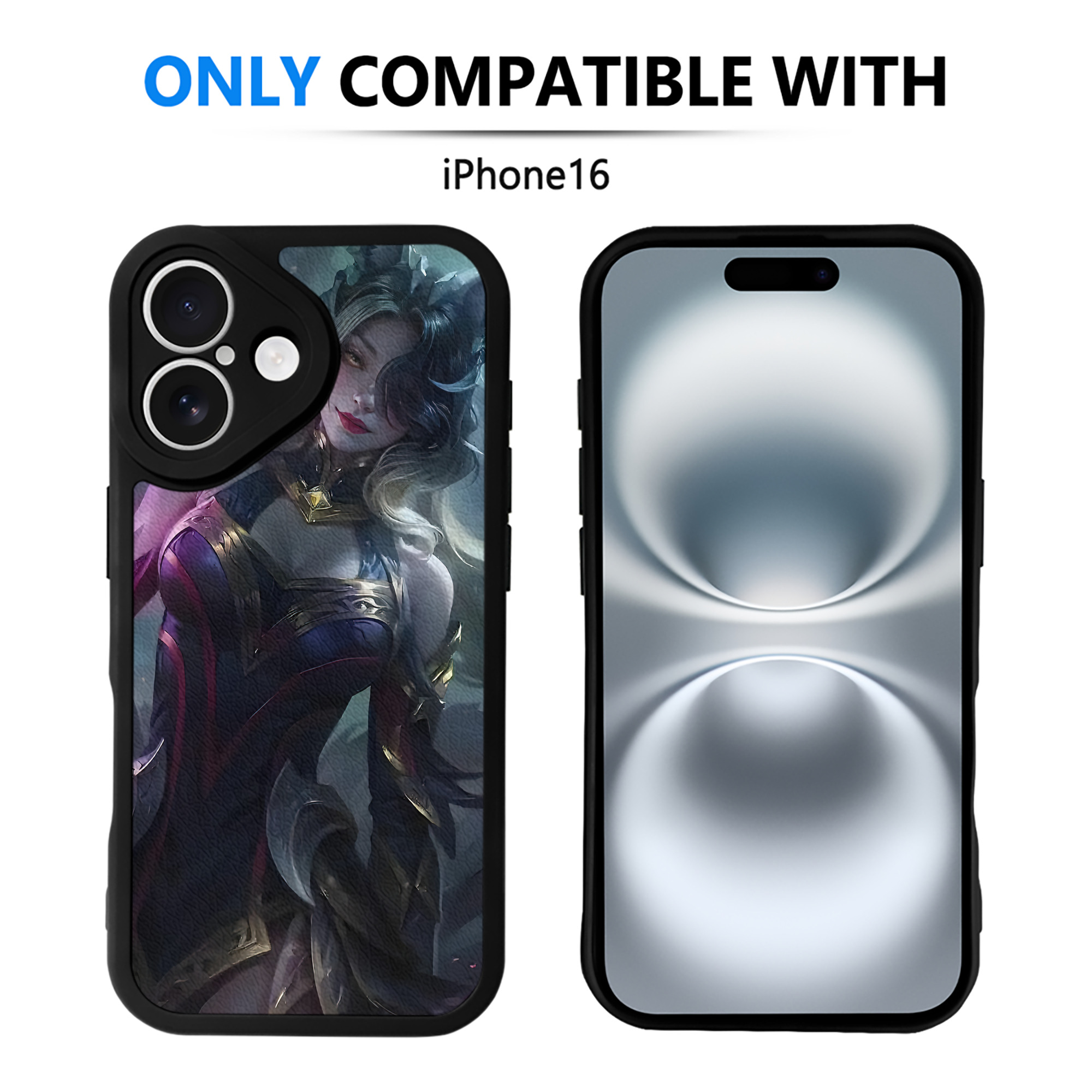 リーグ・オブ・レジェンド League of Legends LOL 【iPhone 16シリーズ対応】シリコンスマホケース（レザー調） 材質：シリコン